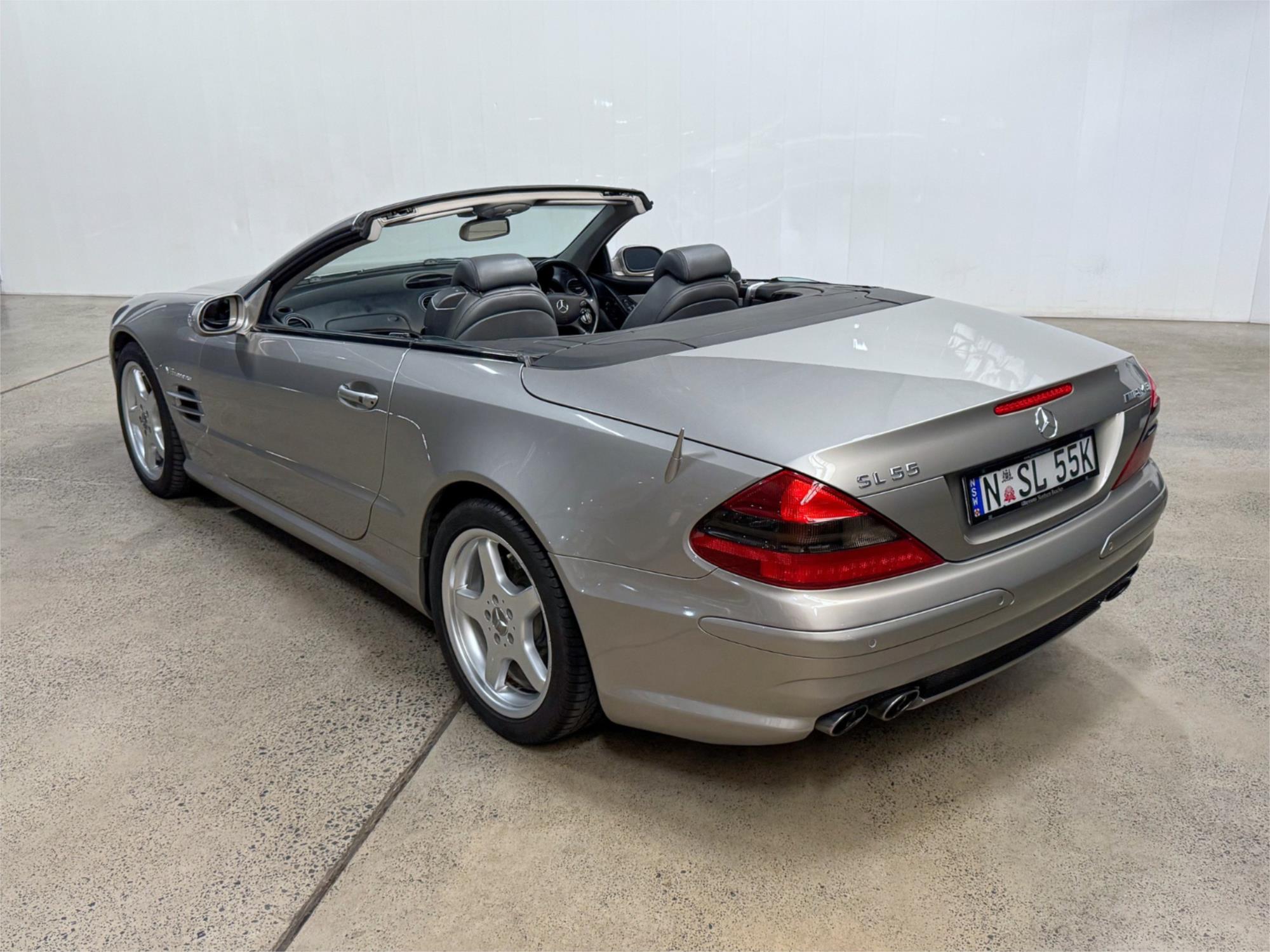 2002 MERCEDES-BENZ SL R230 55 AMG 5 SP AUTOMATIC TOUCHSHIFT 2D CONVERTIBLE