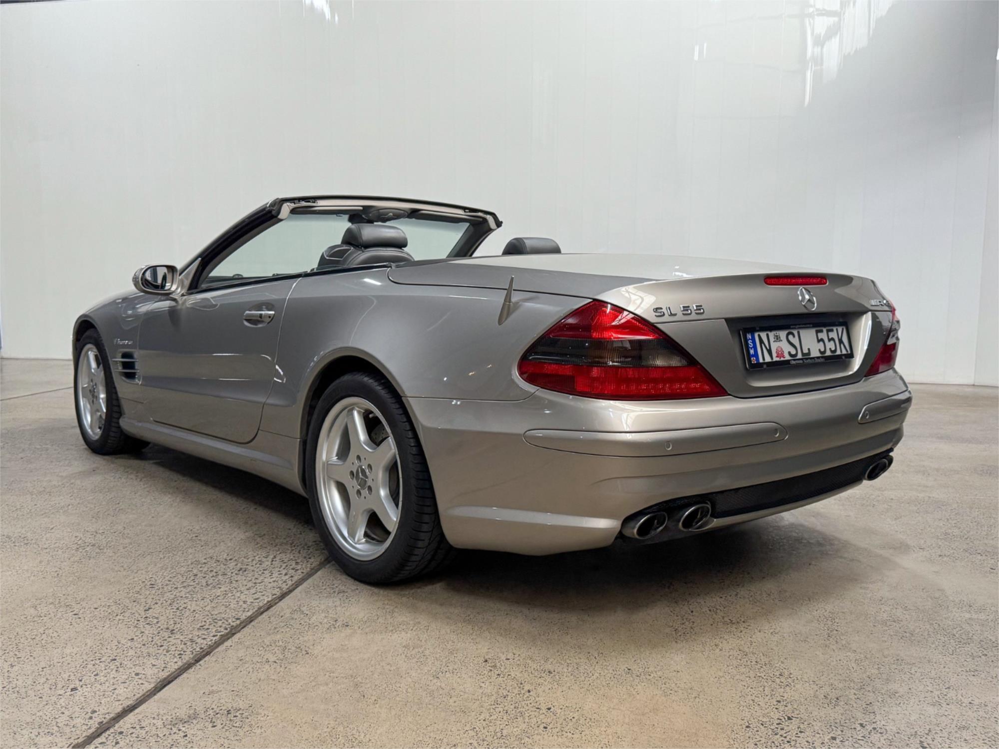 2002 MERCEDES-BENZ SL R230 55 AMG 5 SP AUTOMATIC TOUCHSHIFT 2D CONVERTIBLE