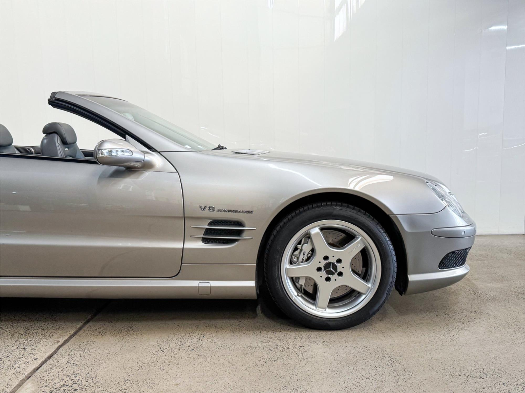 2002 MERCEDES-BENZ SL R230 55 AMG 5 SP AUTOMATIC TOUCHSHIFT 2D CONVERTIBLE