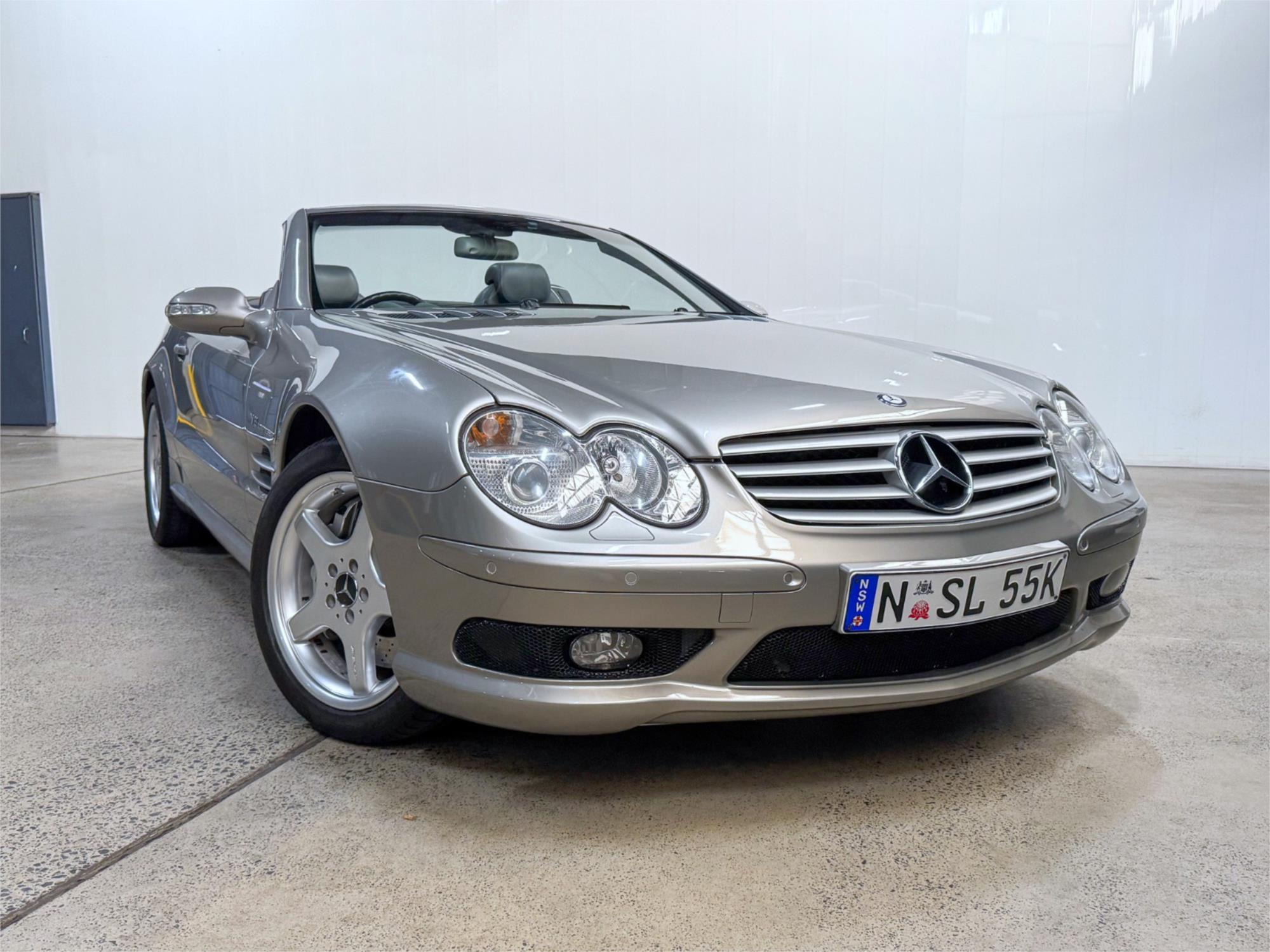 2002 MERCEDES-BENZ SL R230 55 AMG 5 SP AUTOMATIC TOUCHSHIFT 2D CONVERTIBLE