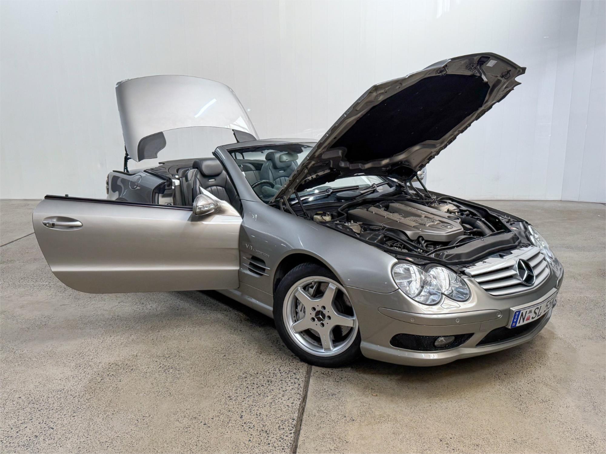2002 MERCEDES-BENZ SL R230 55 AMG 5 SP AUTOMATIC TOUCHSHIFT 2D CONVERTIBLE