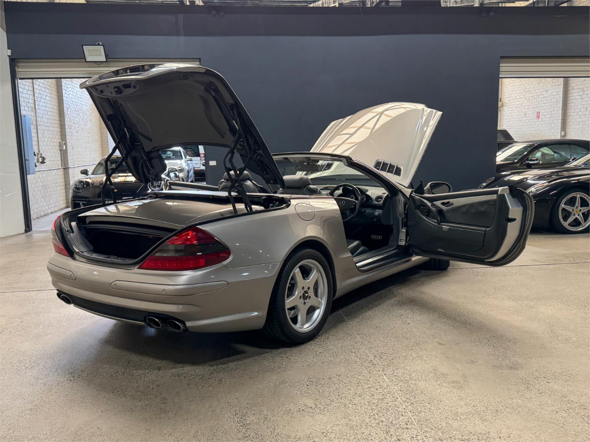 2002 MERCEDES-BENZ SL R230 55 AMG 5 SP AUTOMATIC TOUCHSHIFT 2D CONVERTIBLE