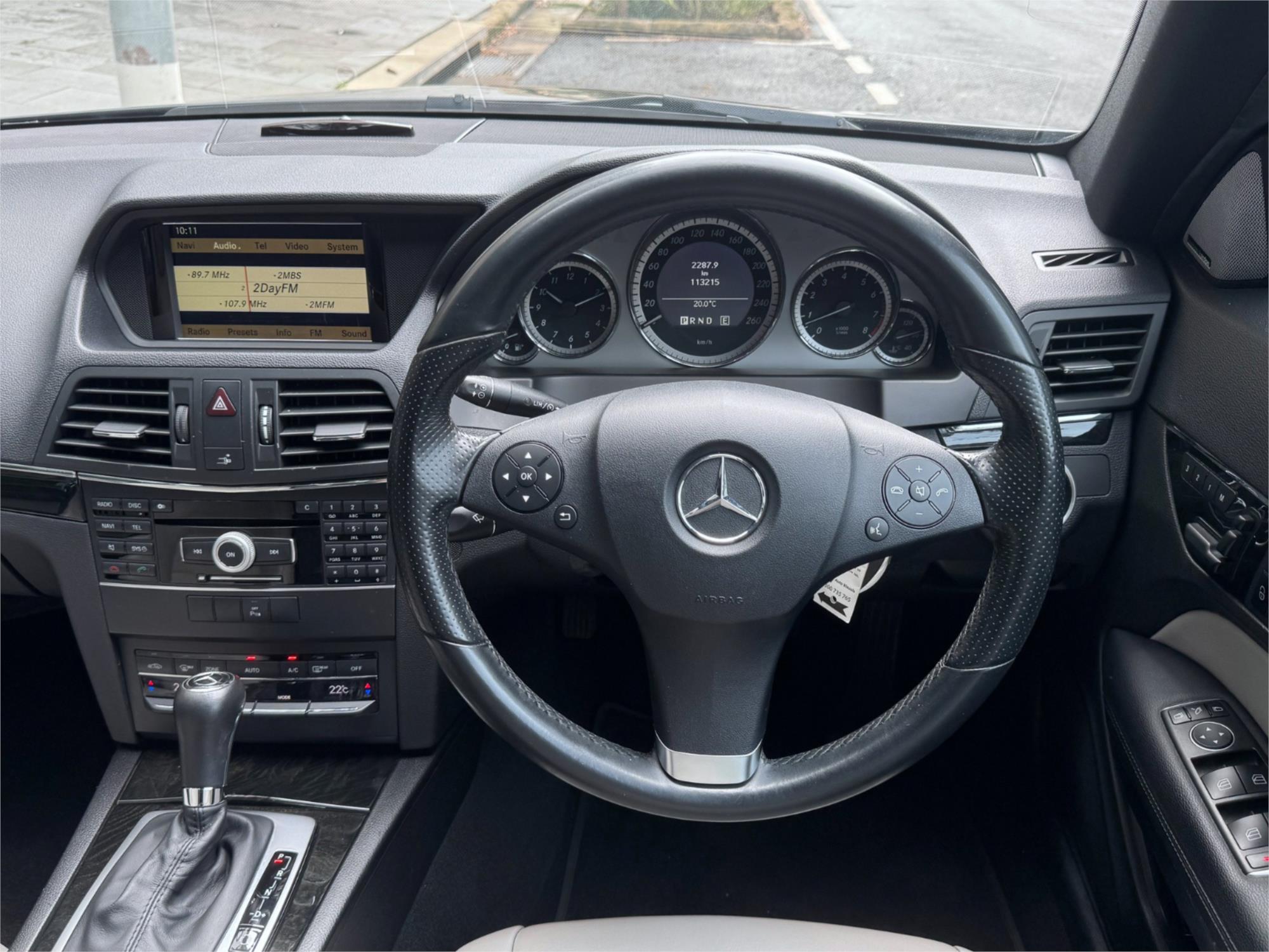 2010 MERCEDES-BENZ E350 207 AVANTGARDE 7 SP AUTOMATIC G-TRONIC SEDAN