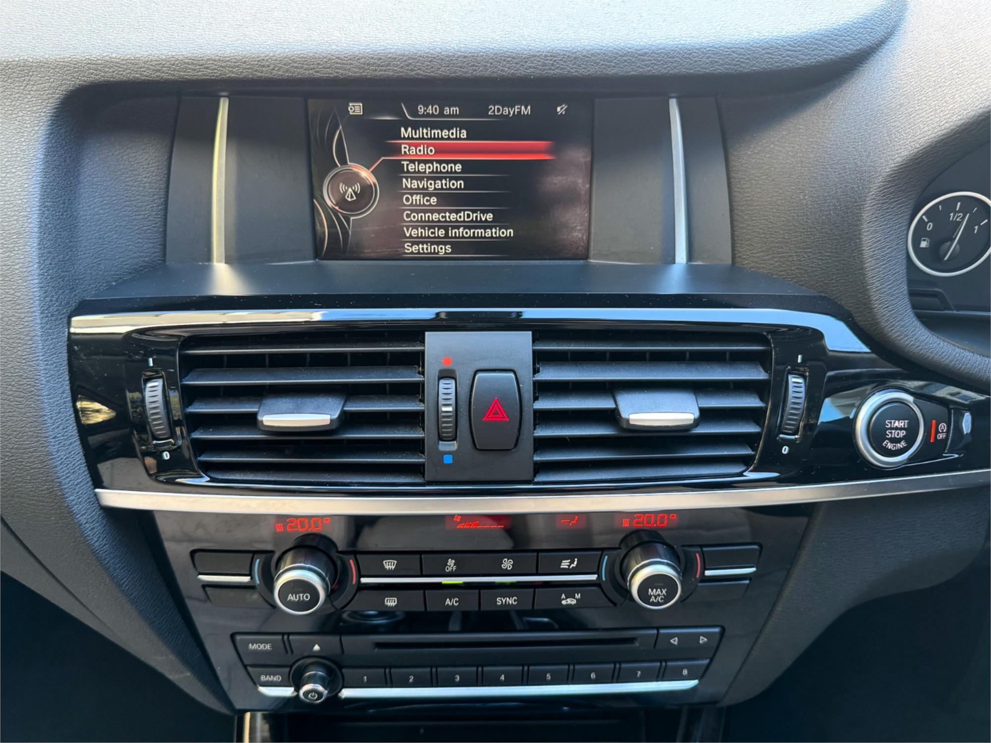 2016 BMW X3 F25 MY16 XDRIVE 20I 8 SP AUTOMATIC 4D WAGON