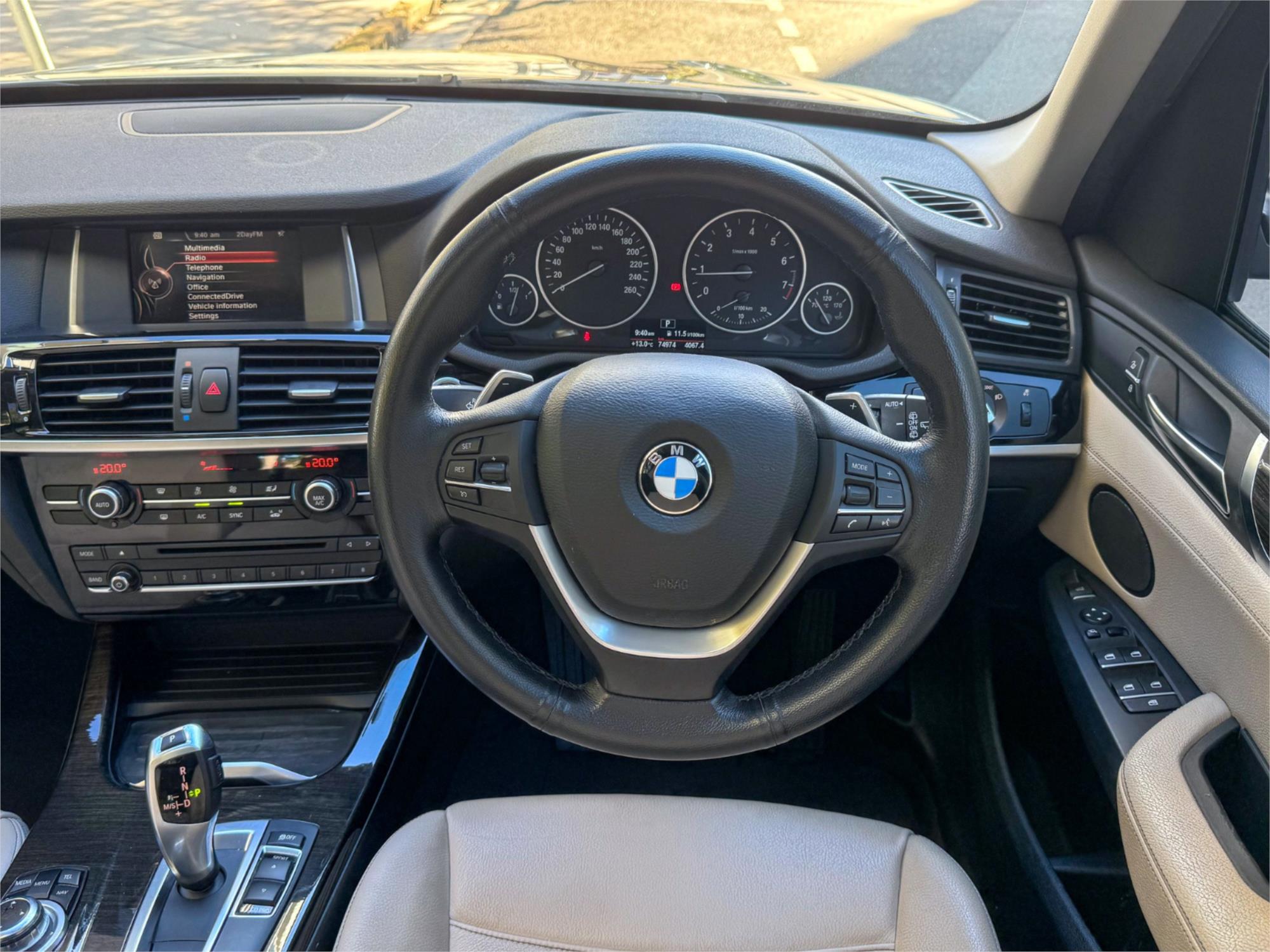 2016 BMW X3 F25 MY16 XDRIVE 20I 8 SP AUTOMATIC 4D WAGON