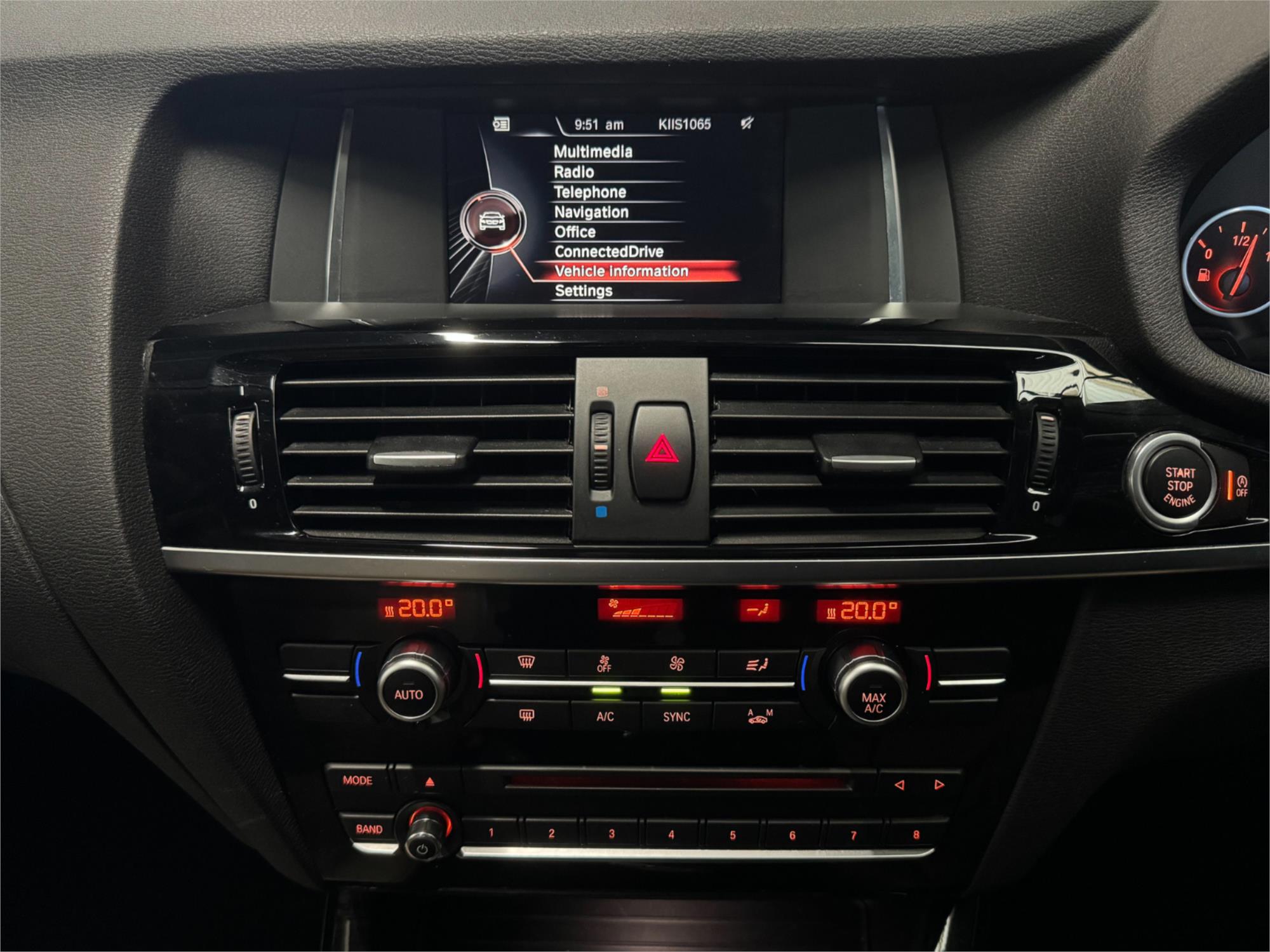 2016 BMW X3 F25 MY16 XDRIVE 20I 8 SP AUTOMATIC 4D WAGON