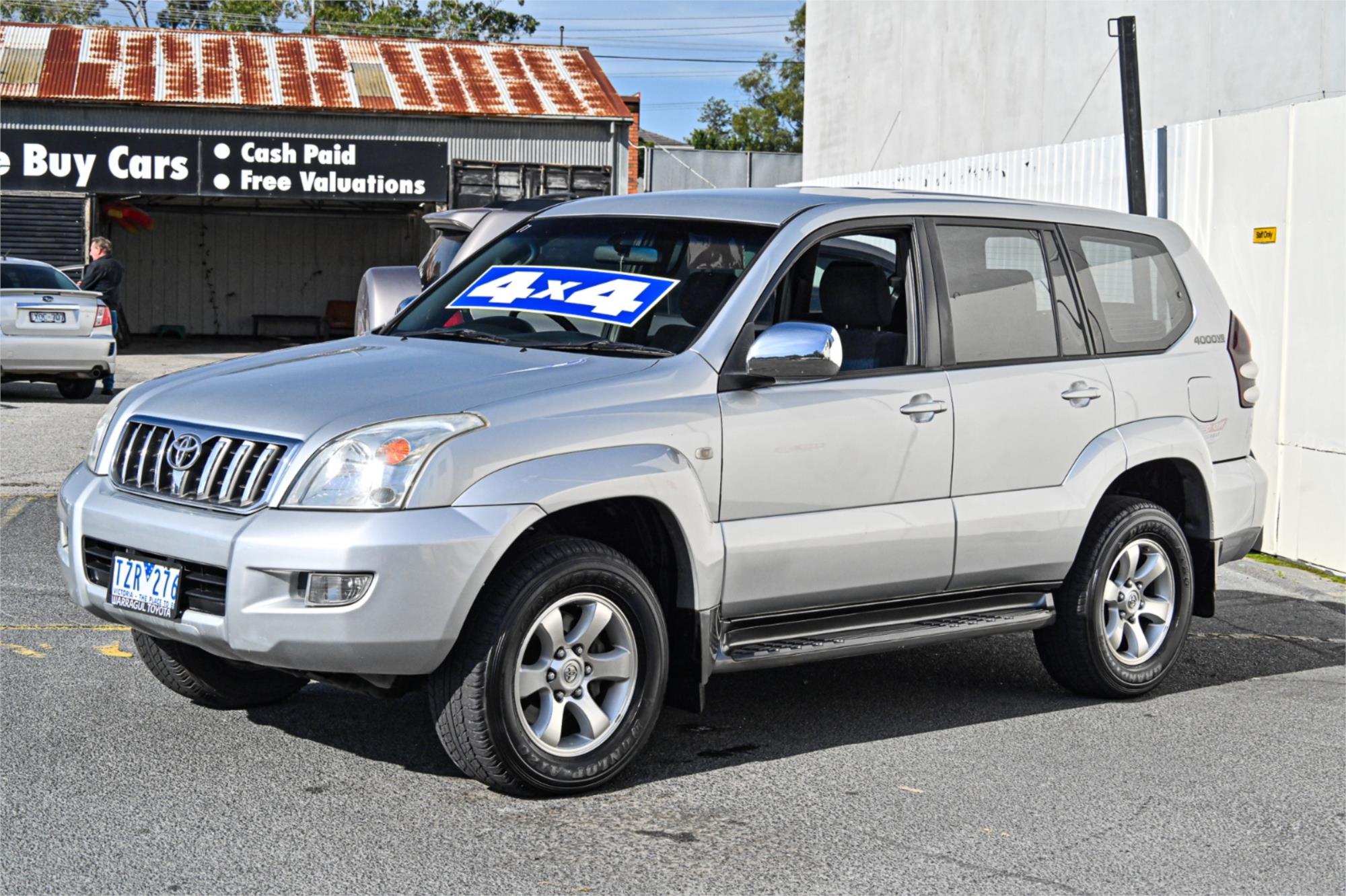 2005 TOYOTA LANDCRUISER GRJ120R PRADO GXL (4x4) 5 SP AUTOMATIC 4D WAGON