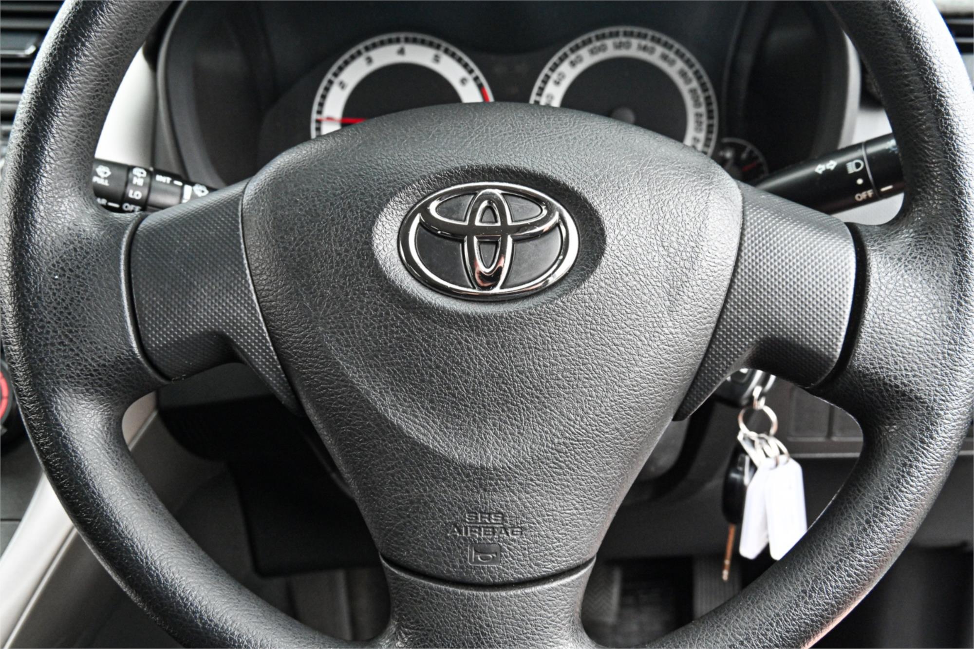 2009 TOYOTA COROLLA ZRE152R ASCENT 4 SP AUTOMATIC 5D HATCHBACK