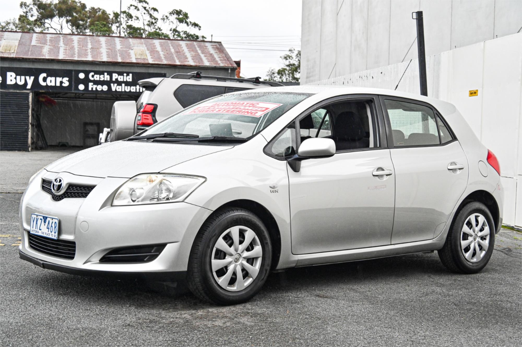 2009 TOYOTA COROLLA ZRE152R ASCENT 4 SP AUTOMATIC 5D HATCHBACK