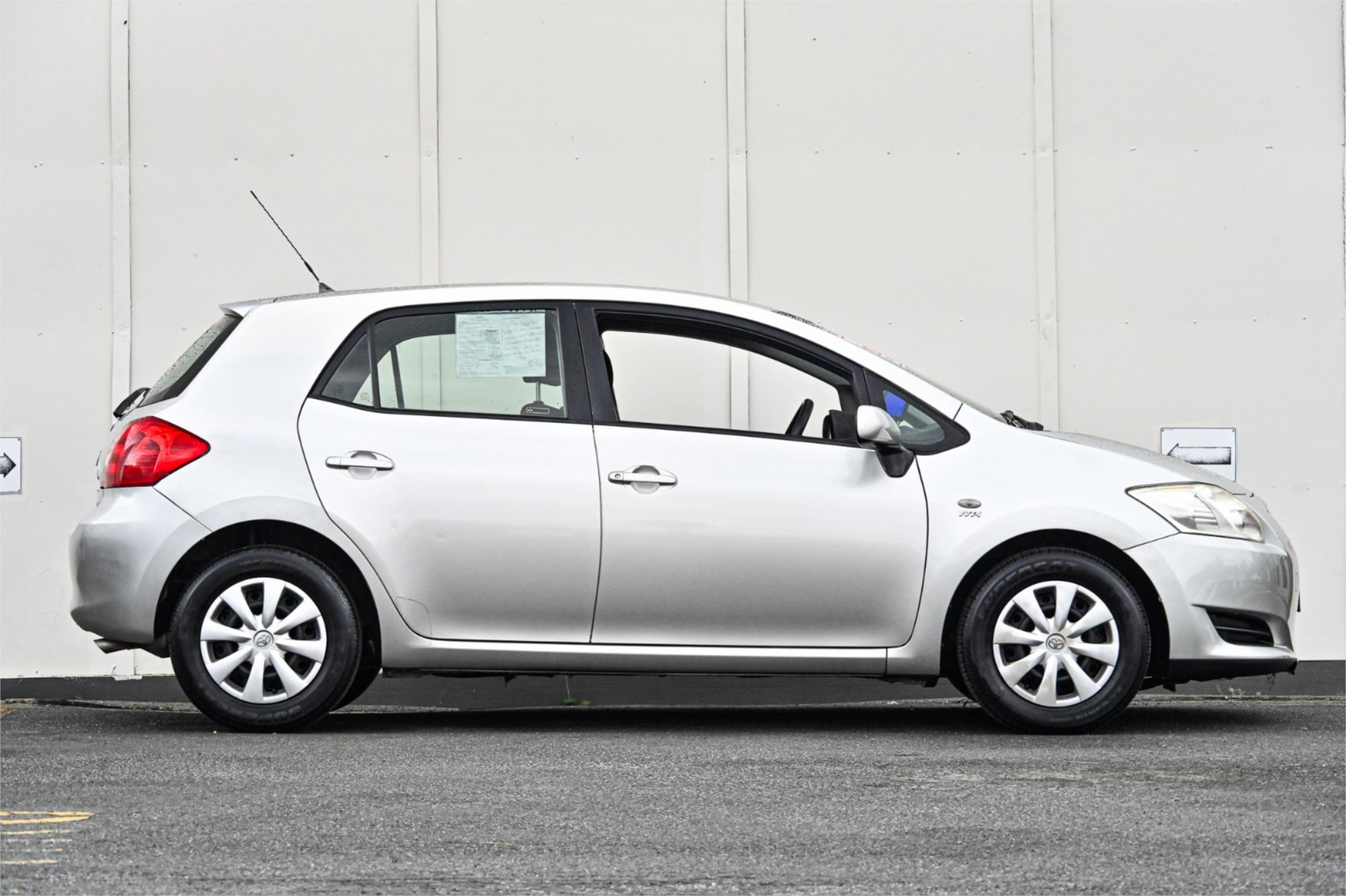 2009 TOYOTA COROLLA ZRE152R ASCENT 4 SP AUTOMATIC 5D HATCHBACK
