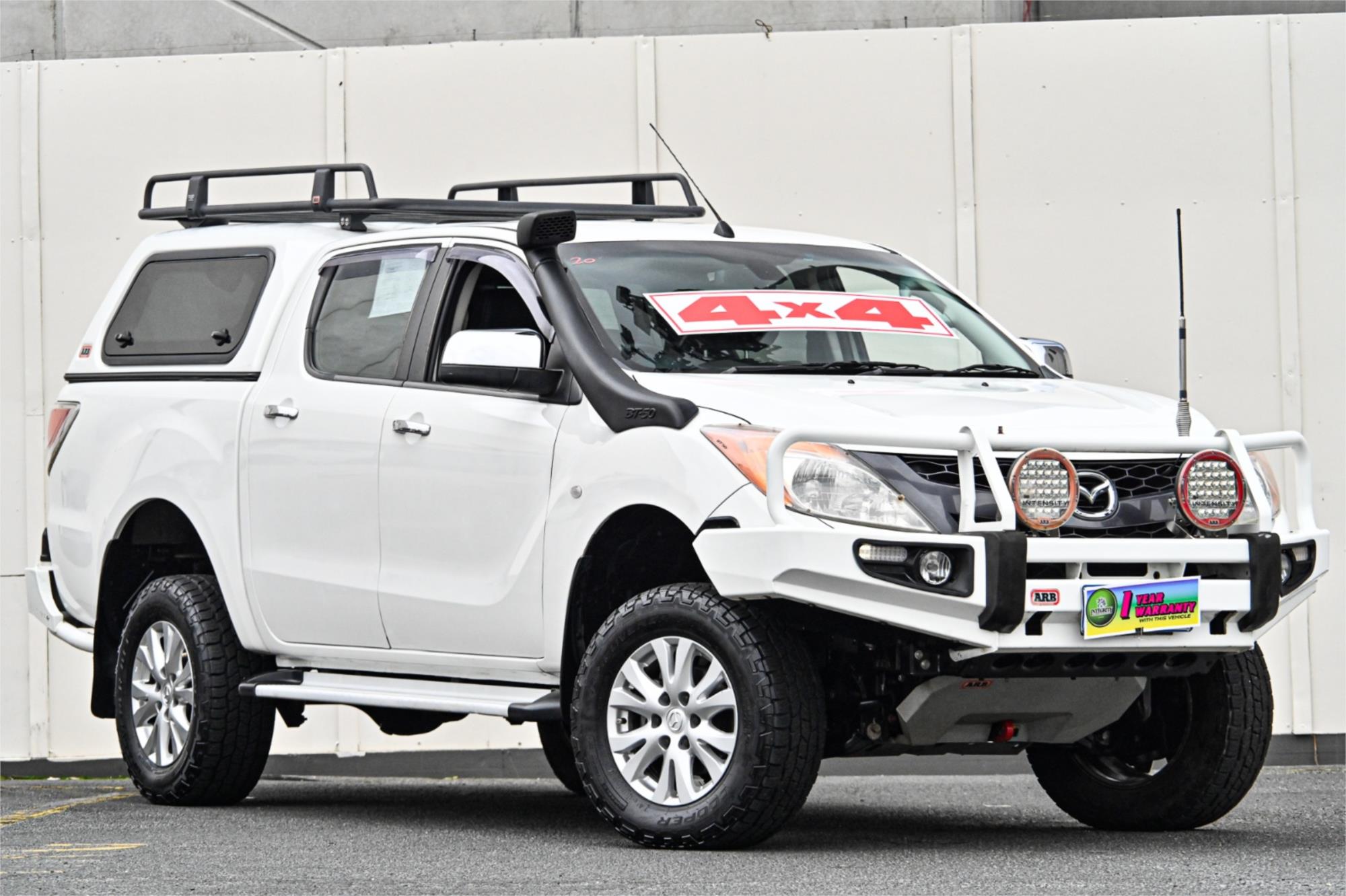 2012 MAZDA BT-50 GT (4x4) 6 SP AUTOMATIC DUAL CAB UTILITY