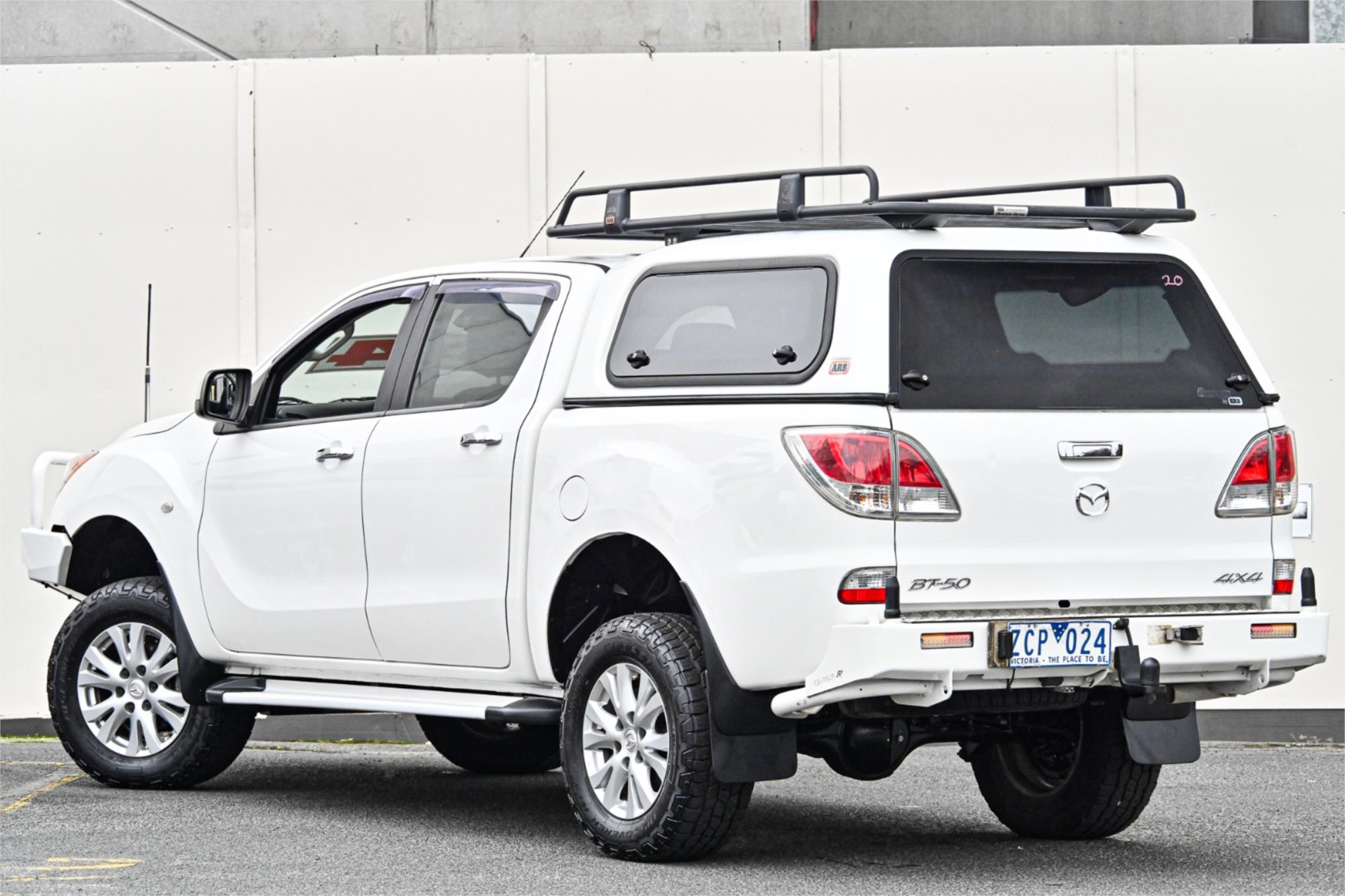 2012 MAZDA BT-50 GT (4x4) 6 SP AUTOMATIC DUAL CAB UTILITY