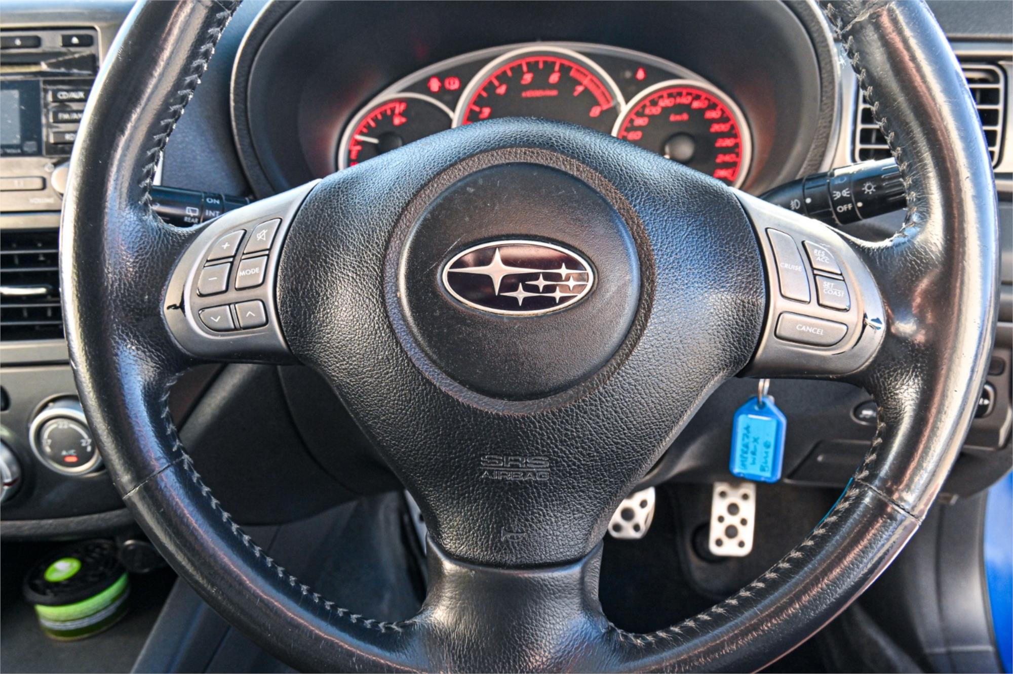 2008 SUBARU IMPREZA MY08 WRX (AWD) 5 SP MANUAL 5D HATCHBACK