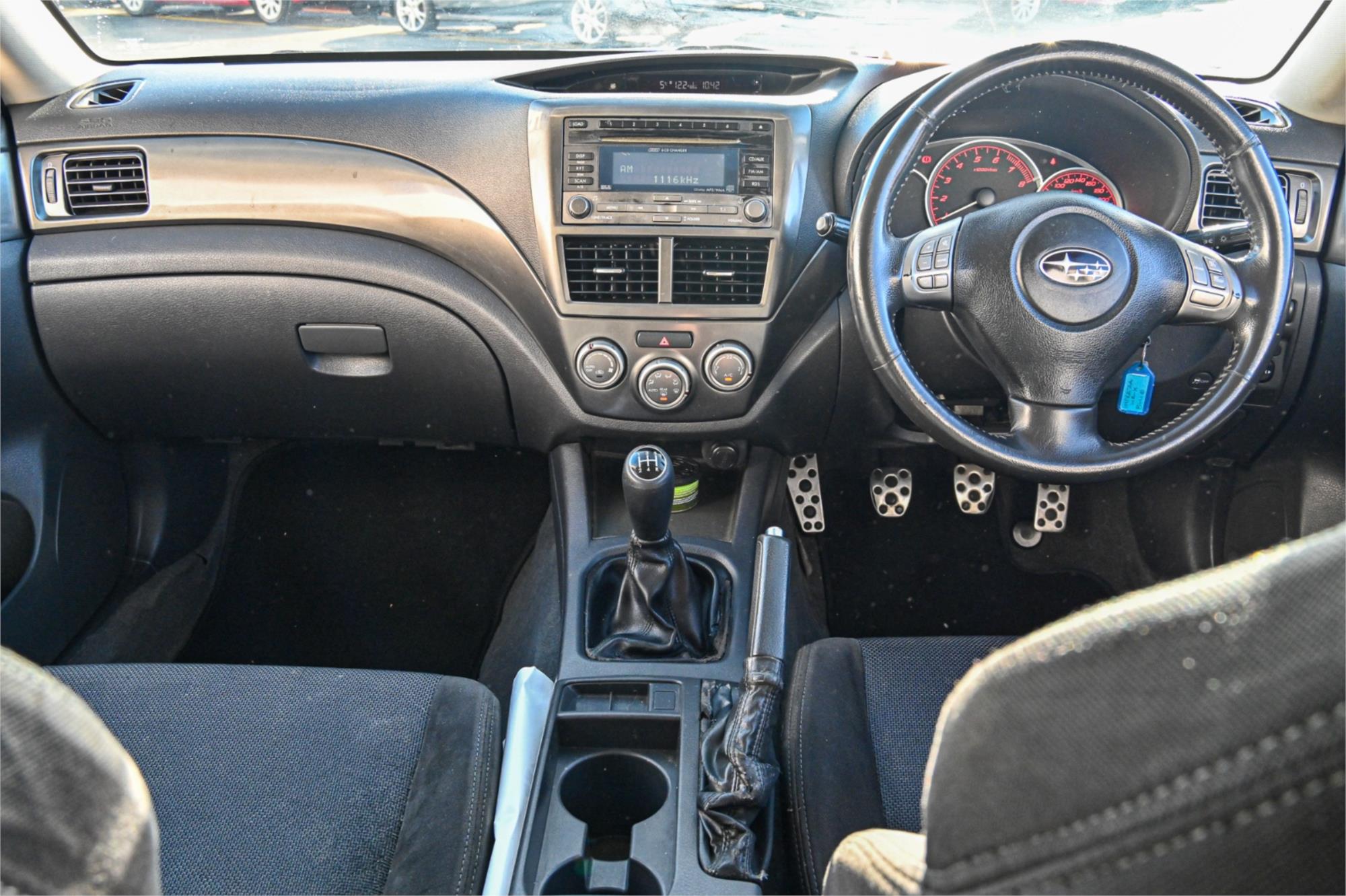 2008 SUBARU IMPREZA MY08 WRX (AWD) 5 SP MANUAL 5D HATCHBACK