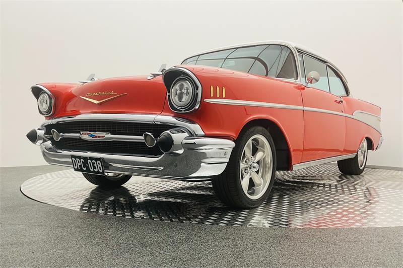 1957 CHEVROLET BEL AIR 3 SP AUTOMATIC 2D COUPE