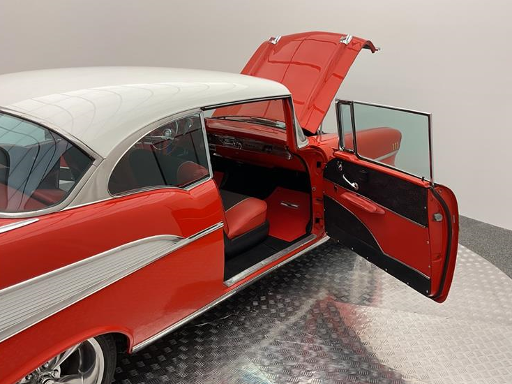 1957 CHEVROLET BEL AIR 3 SP AUTOMATIC 2D COUPE