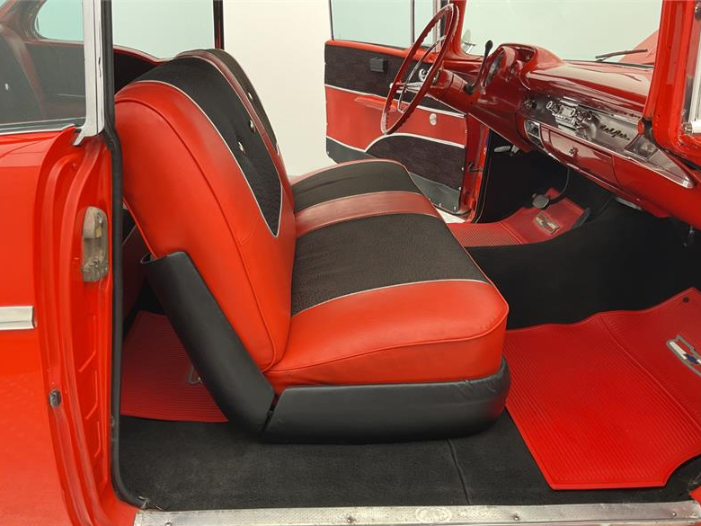 1957 CHEVROLET BEL AIR 3 SP AUTOMATIC 2D COUPE
