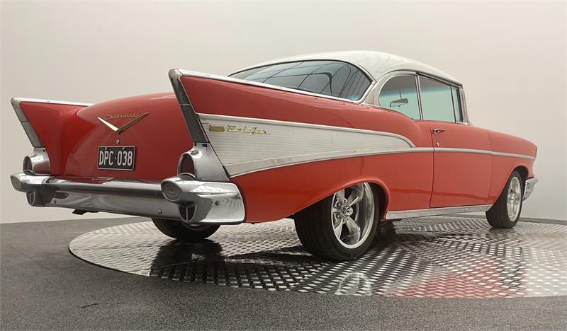 1957 CHEVROLET BEL AIR 3 SP AUTOMATIC 2D COUPE
