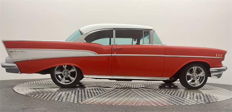 1957 CHEVROLET BEL AIR 3 SP AUTOMATIC 2D COUPE