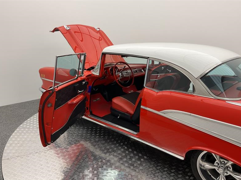 1957 CHEVROLET BEL AIR 3 SP AUTOMATIC 2D COUPE