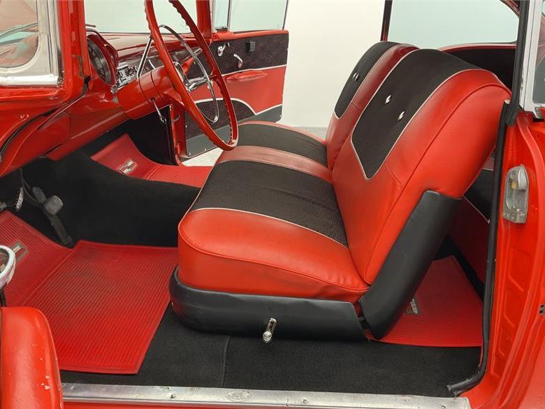 1957 CHEVROLET BEL AIR 3 SP AUTOMATIC 2D COUPE