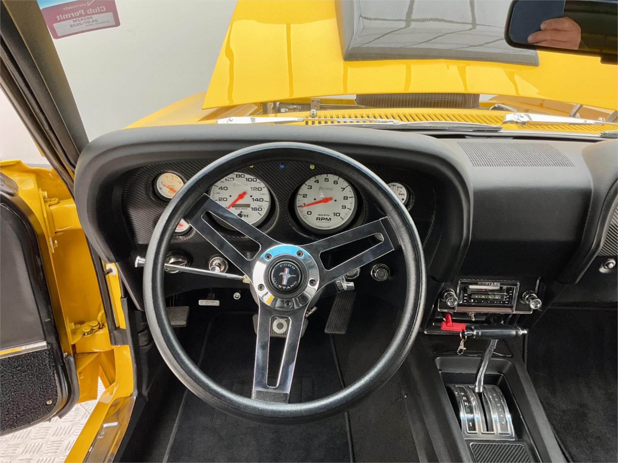 1969 FORD MUSTANG 3 SP AUTOMATIC 2D HARDTOP