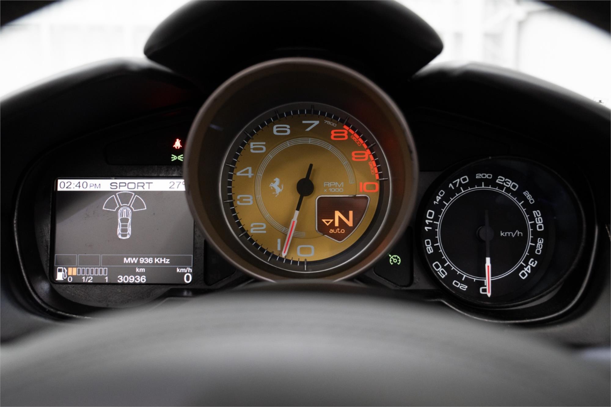 2012 FERRARI CALIFORNIA 7 SP AUTO DIRECT SHIFT 2D CONVERTIBLE