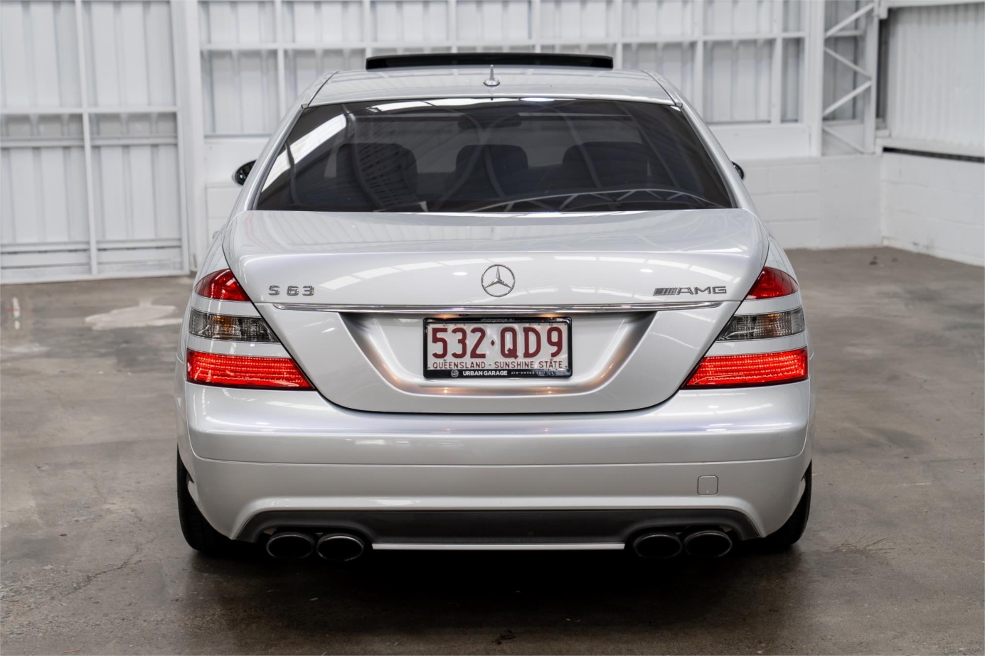 2008 MERCEDES-BENZ S63 221 07 UPGRADE AMG 7 SP AUTOMATIC G-TRONIC 4D SEDAN