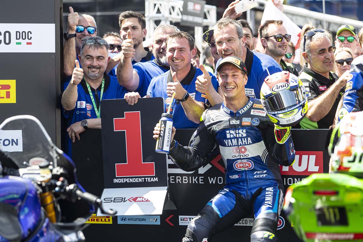 Aegerter extends WorldSBK contract with Yamaha