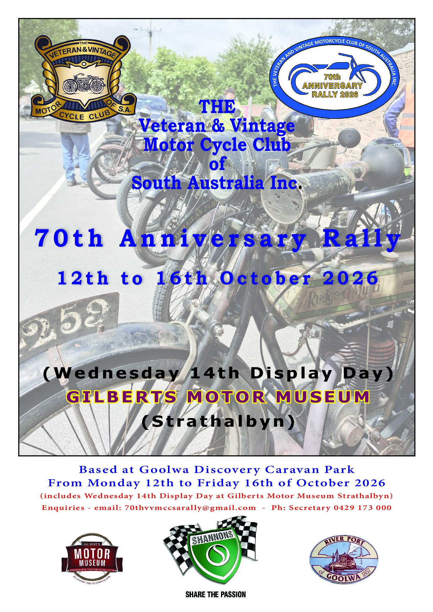 70th Anniversary Rally