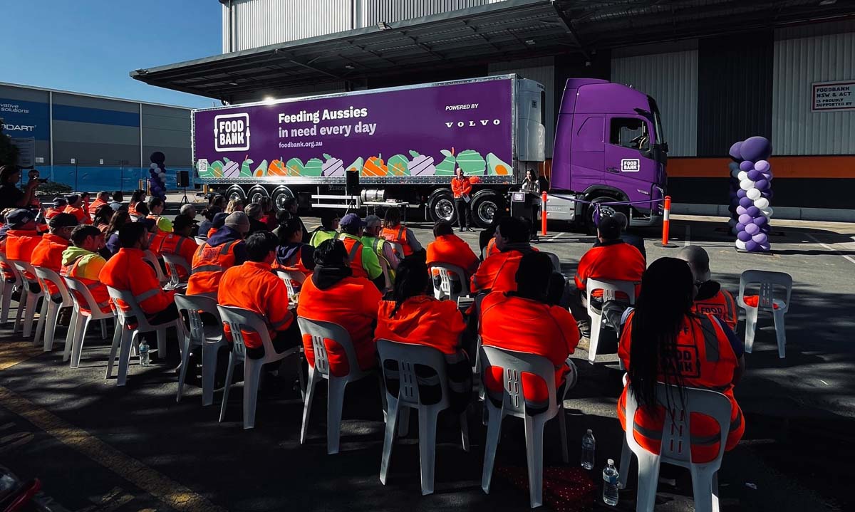 Volvo supports Foodbank