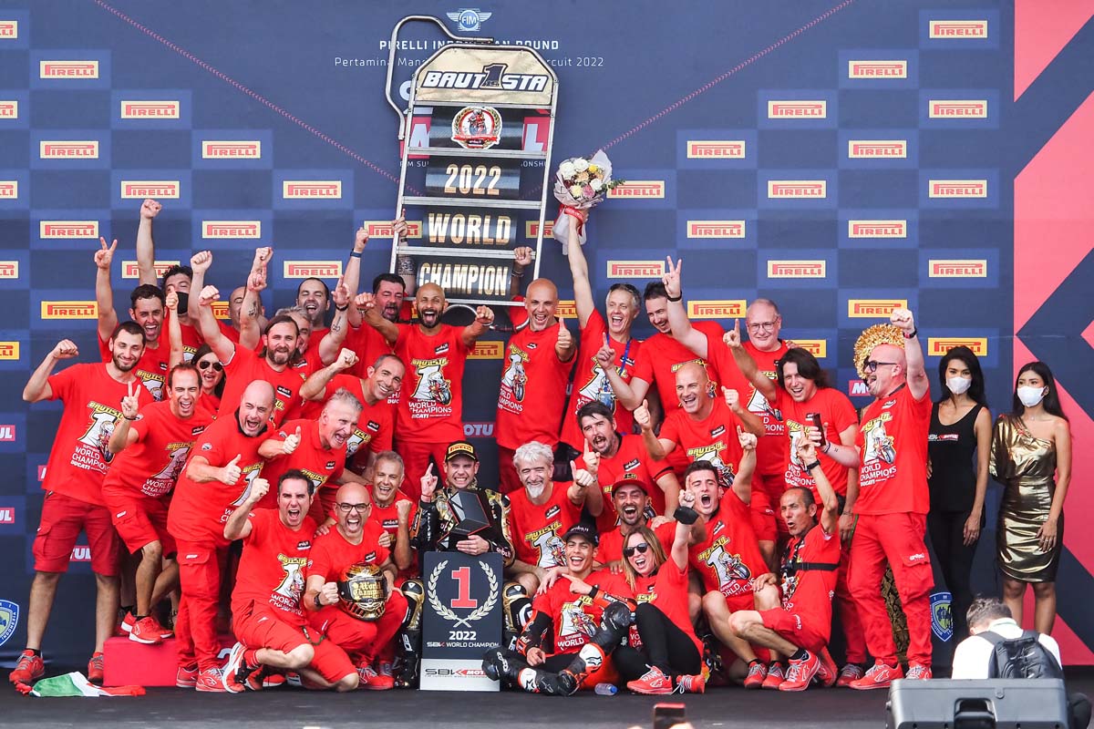 Alvaro Bautista wins 2022 Superbike World Championship