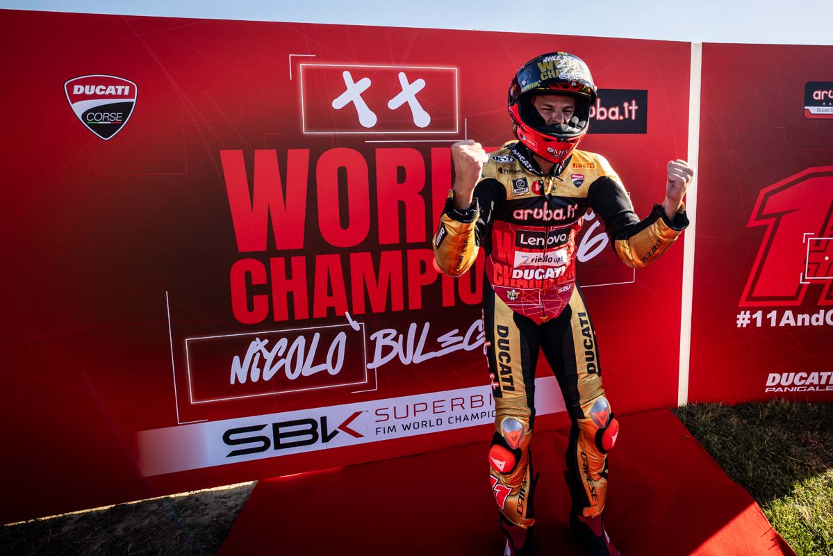 Nicolo Bulega wins 2026 Superbike World Championship