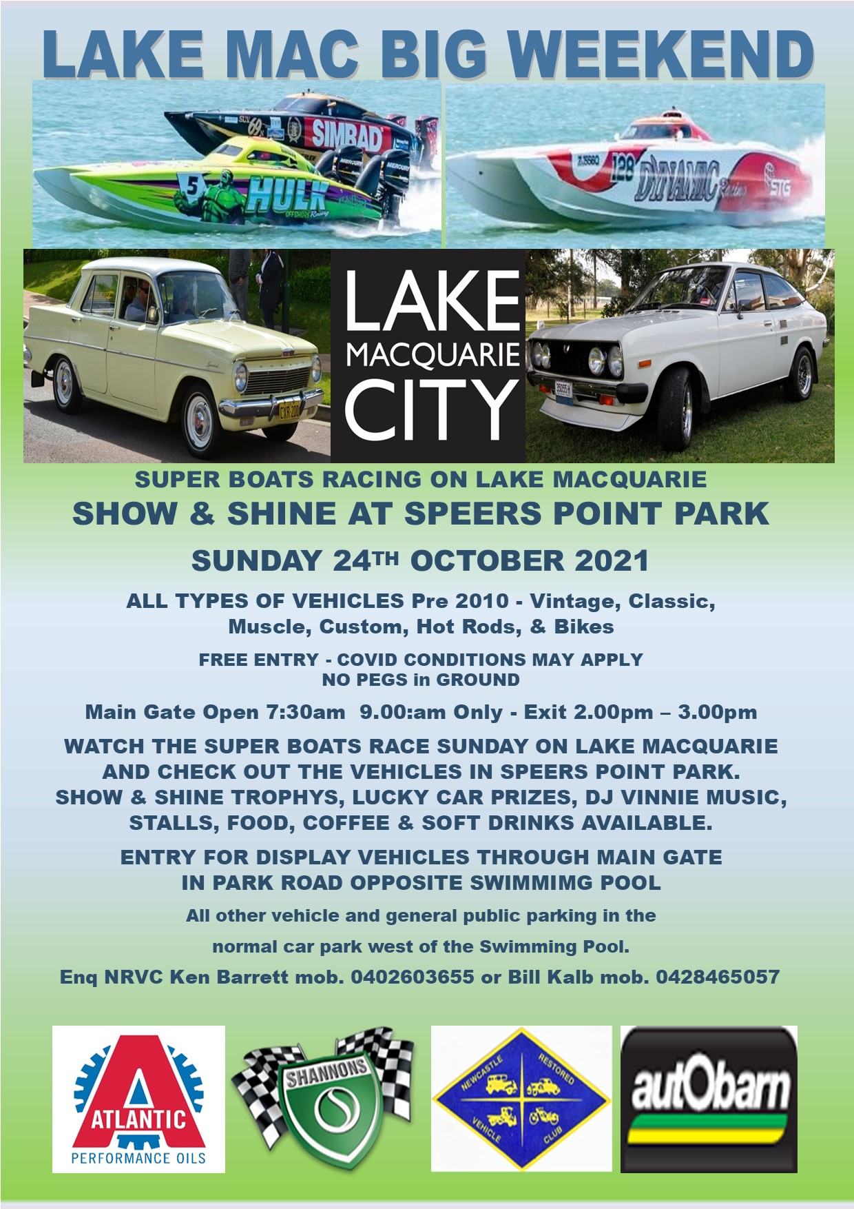 SHOW & SHINE AT SPEERS POINT PARK