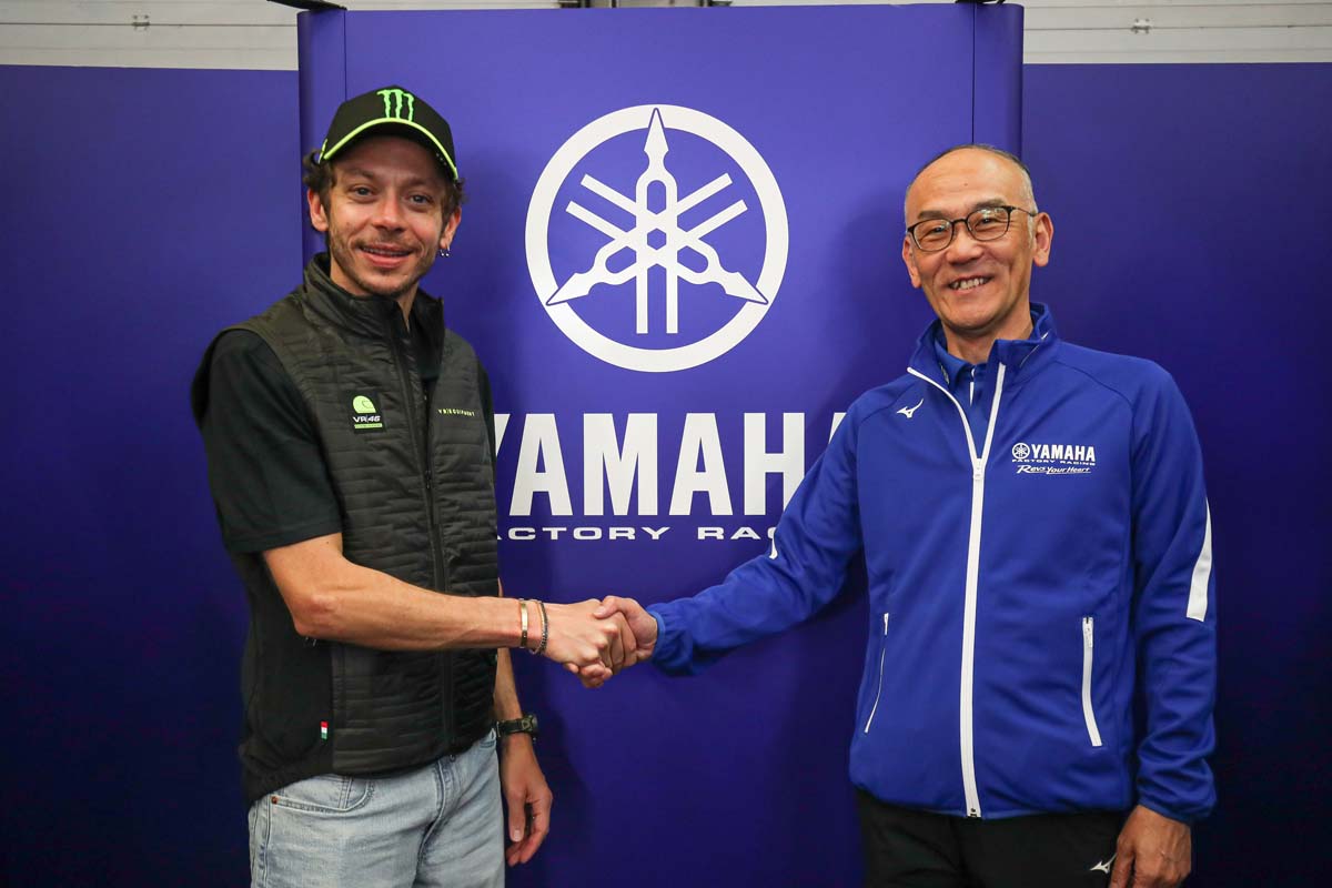 Rossi signs on as Yamaha ambassador