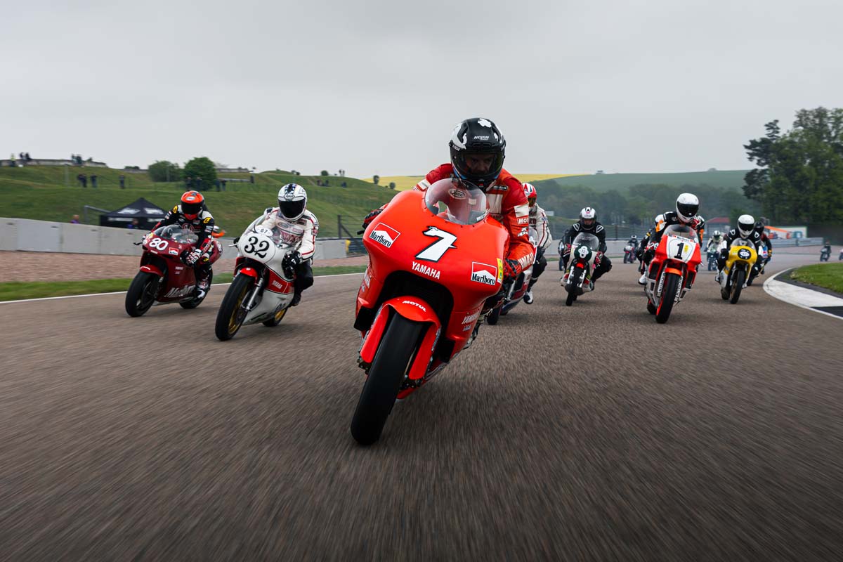 The weekend also featured a tribute to Dieter Braun, one of Yamaha’s most successful privateer racers and an iconic figure in German motorsport. Braun’s last-corner victory at the 1971 East German Grand Prix, racing against Phil Read and Rodney Gould (also on Yamahas), is remembered as much for what happened off the track as on it. When the West German anthem played for Braun’s success during the podium ceremony, East German fans stood and sang along in a spontaneous act of unity that became a symbolic moment in German motorsport history.