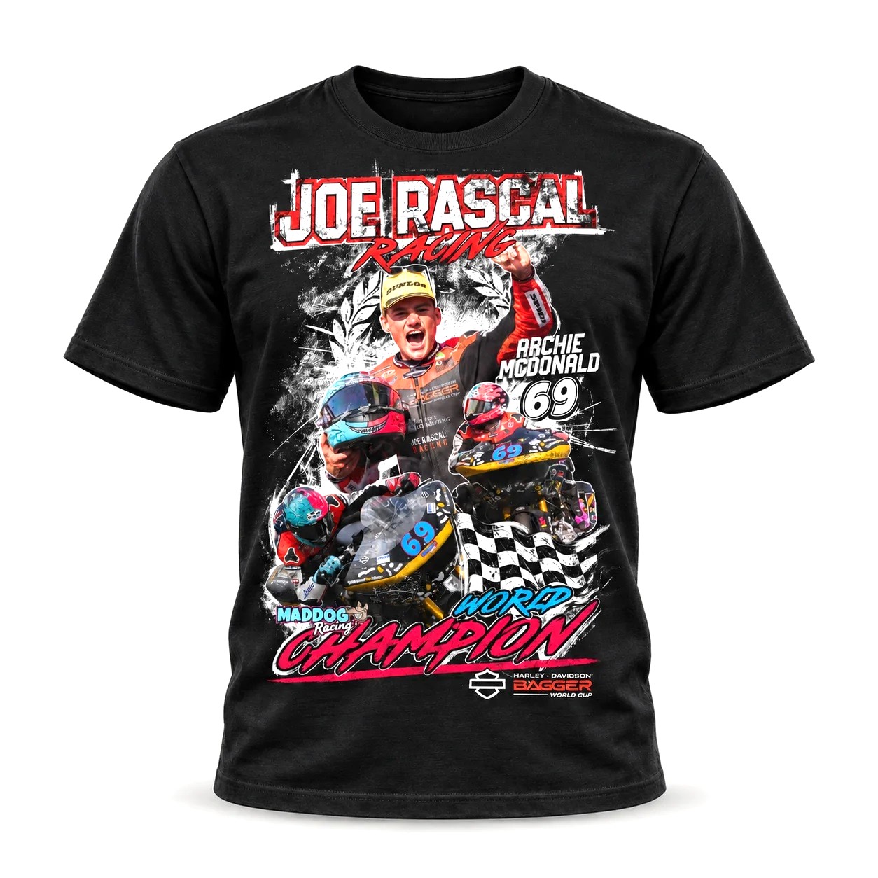 Archie McDonald BWC Champion t-shirt