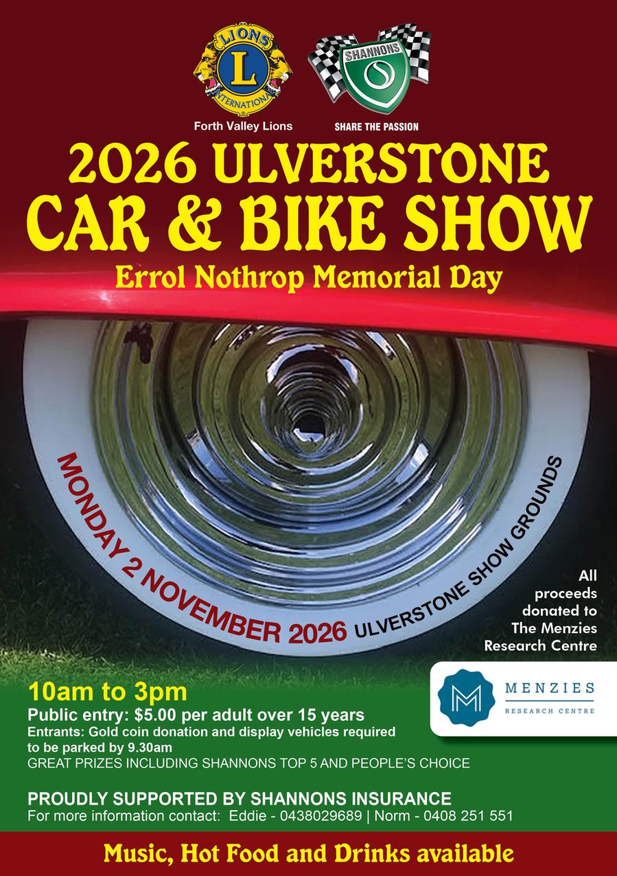 2026 ULVERSTONE CAR & BIKE SHOW