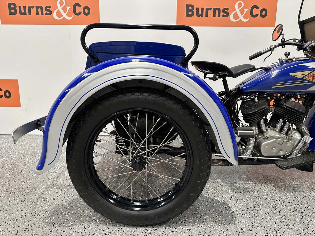 Early Harley Servi-Car going to auction with Burns & Co