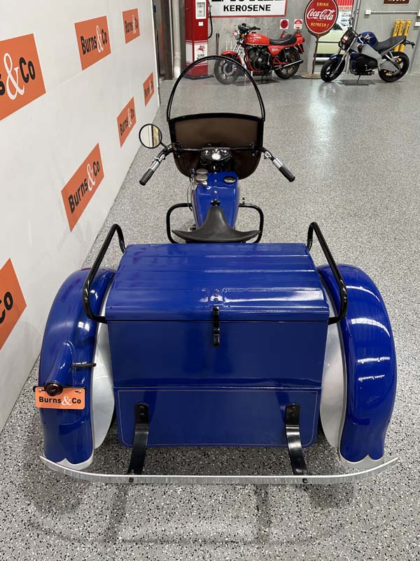 Early Harley Servi-Car going to auction with Burns & Co