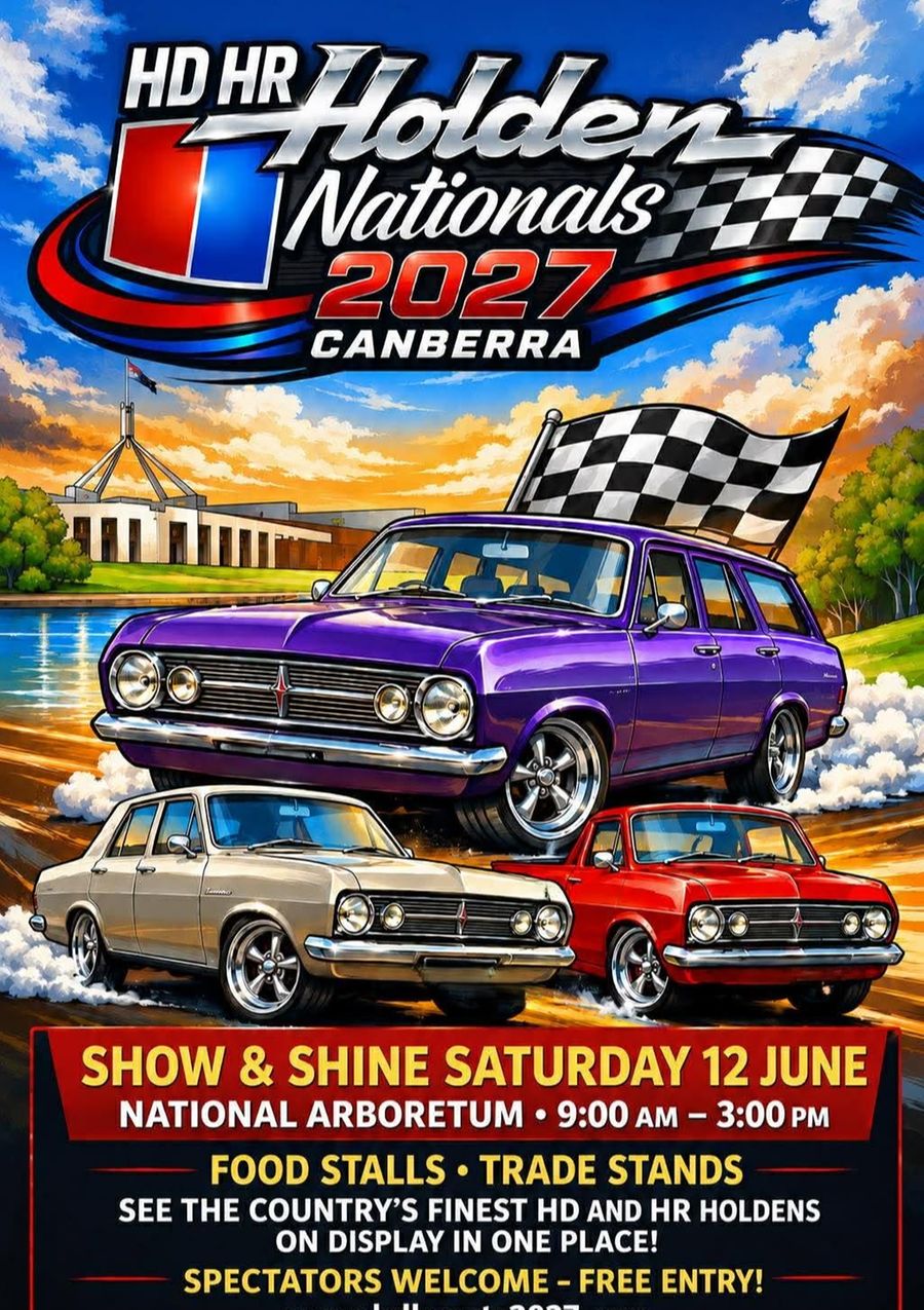 HD/HR Holden Nationals 2027 – Canberra