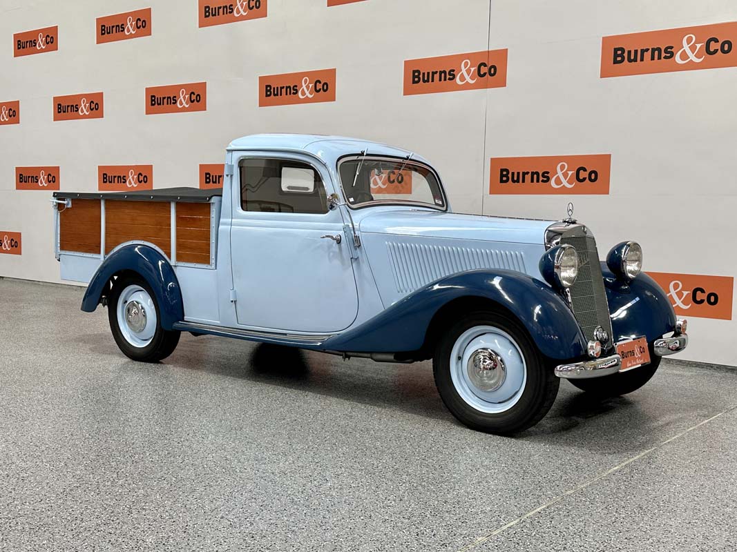 Rare Mercedes ute going to auction with Burns & Co