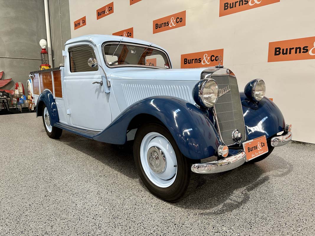 Rare Mercedes ute going to auction with Burns & Co