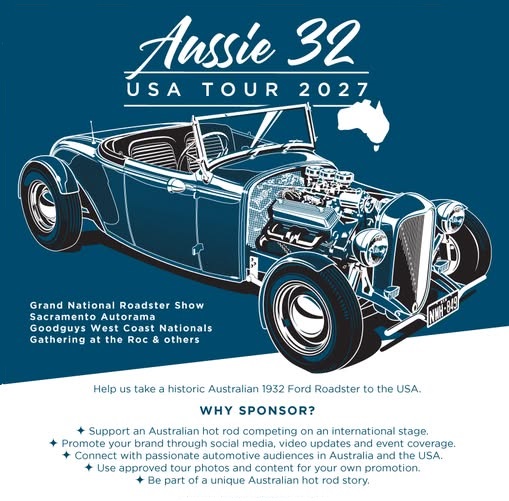 Aussie-built Ford hot rod to tour the USA