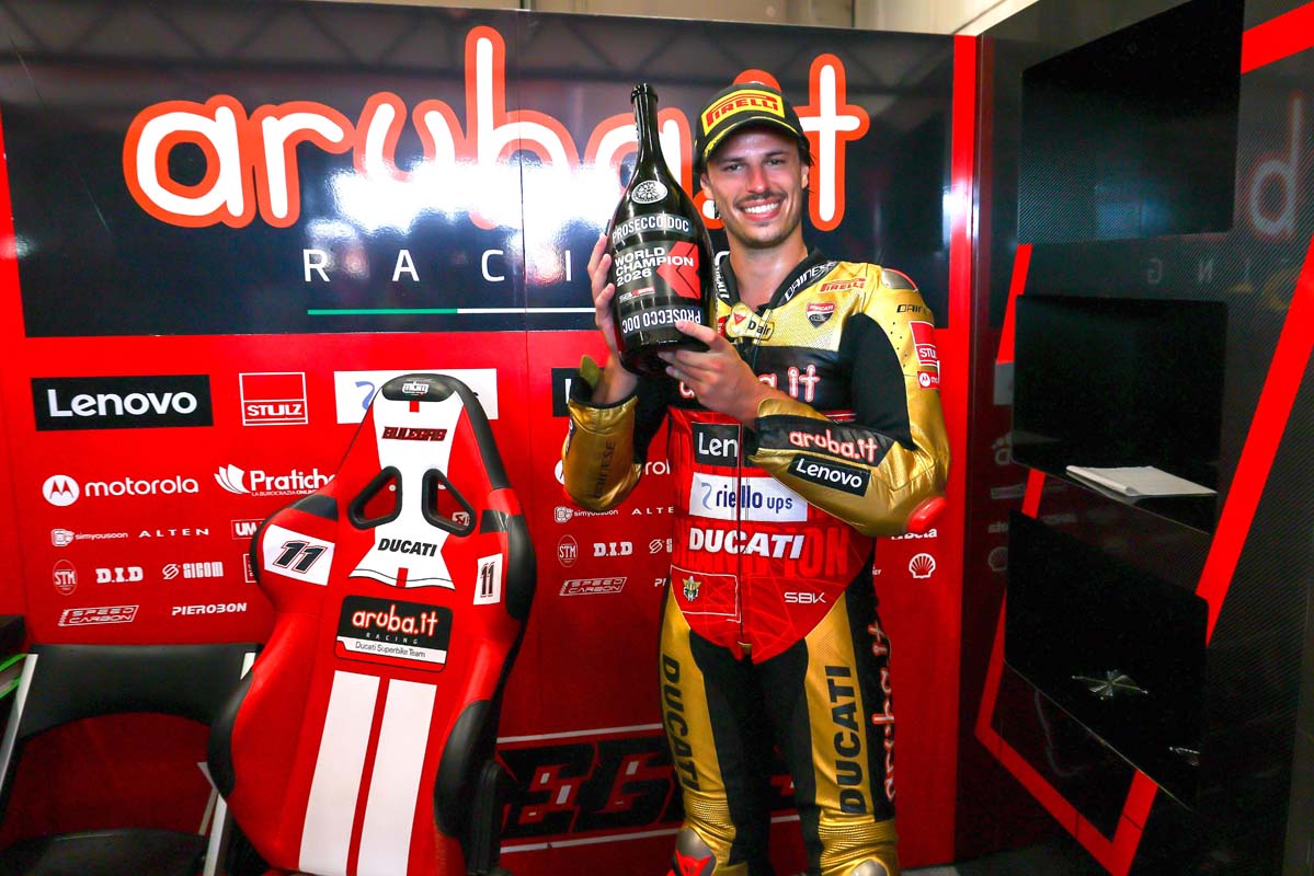 Nicolo Bulega wins 2026 Superbike World Championship