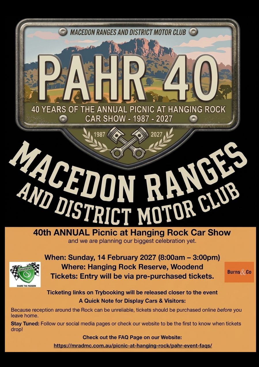 40th Annual Picnic at Hanging Rock Car Show