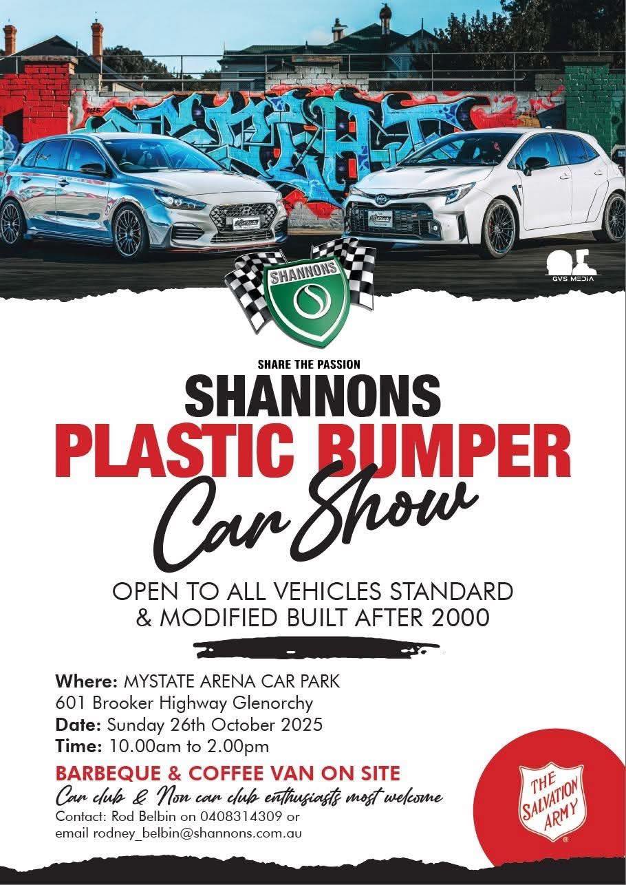 SHANNONS "PLASTIC BUMPER" POST 2000 CAR SHOW