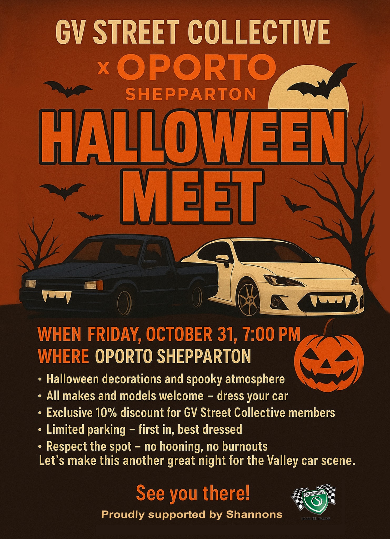 HALLOWEEN NIGHT CAR MEET