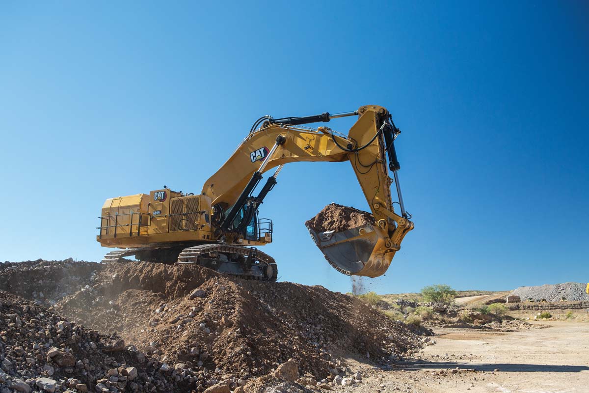 Caterpillar updates Cat 6015 mining shovel