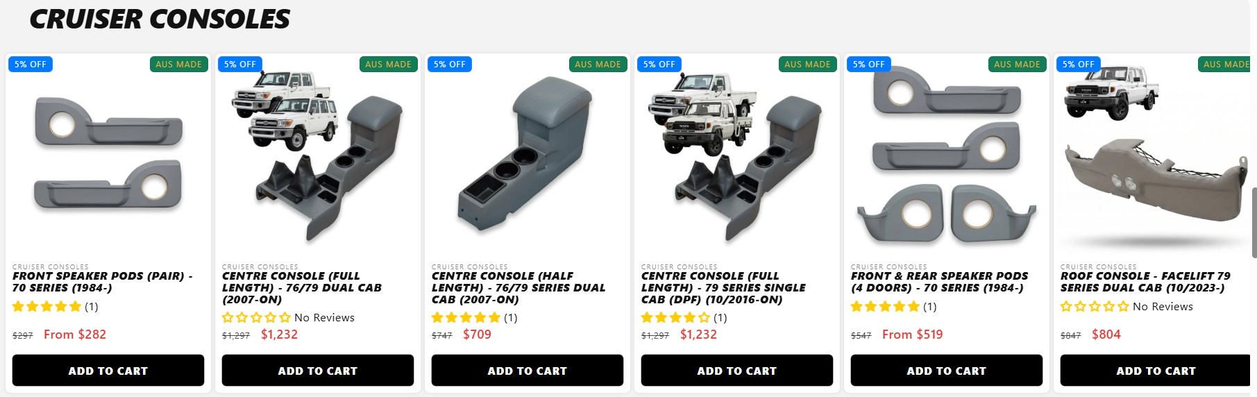 70 Series Store - Australia’s Home of LandCruiser 70 Series Parts